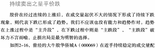 量平价跌,继续卖出