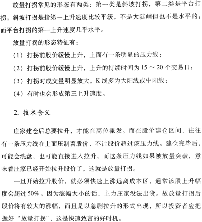 放量打拐买入法