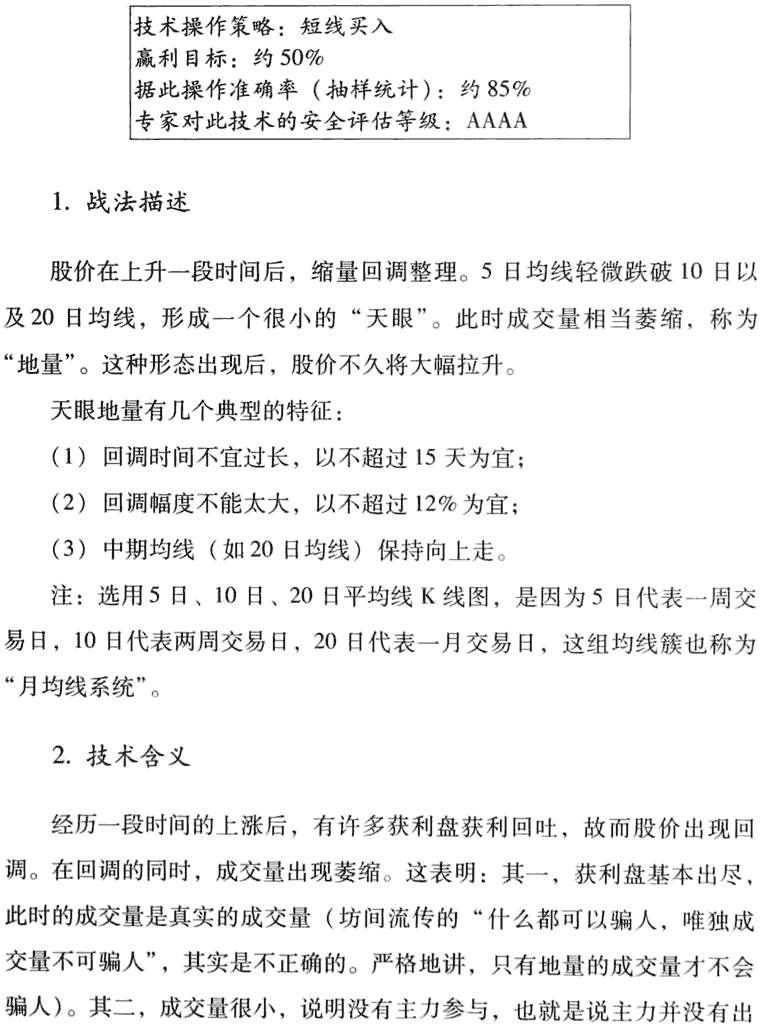 天眼地量买入法