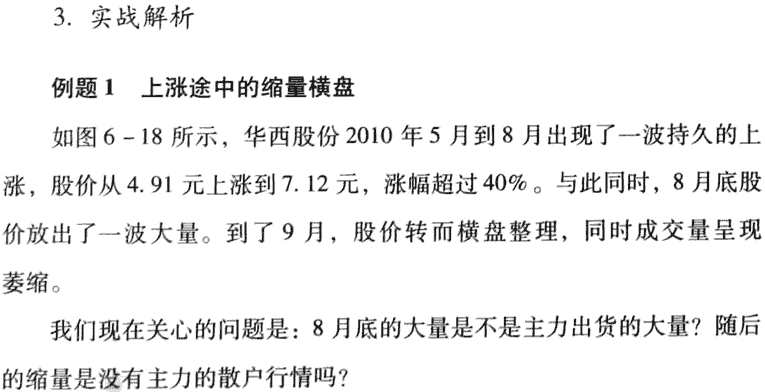 缩量横盘买卖法