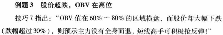OBV指标应用技巧及实战