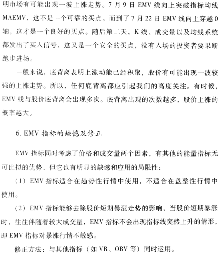 EMV指标应用技巧及实战