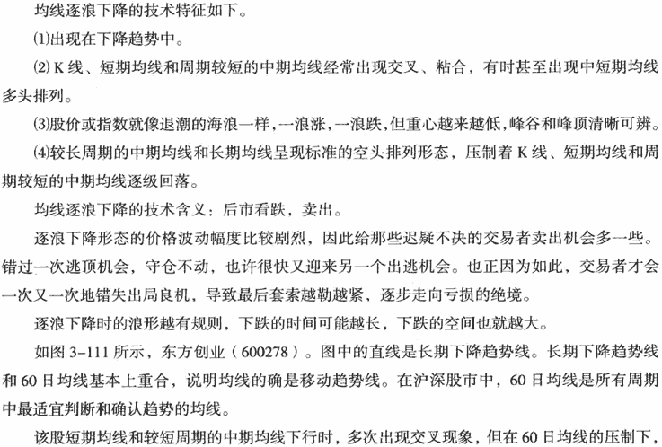 逐浪上升与逐浪下降形态