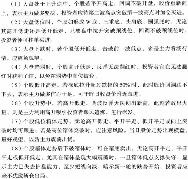 分时图看盘要点