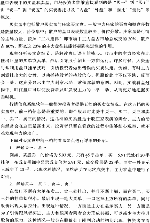 分时图看盘要点