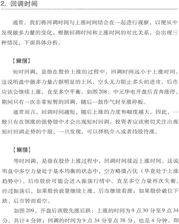 股价波动的时间