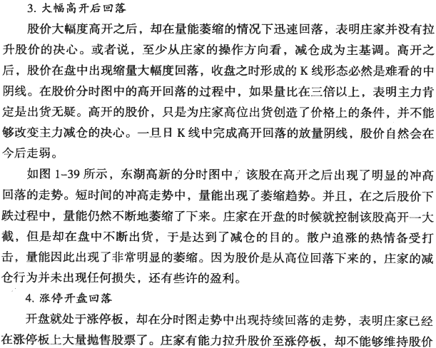 主力出货的分时图