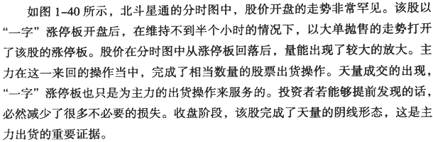 主力出货的分时图