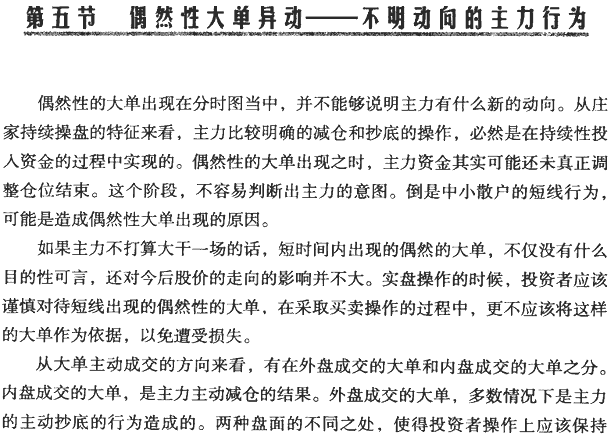 大单异动的分时图(2)