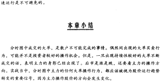 大单异动的分时图(2)