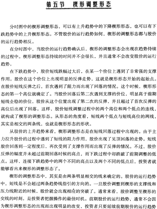 分时图调整形态分析(2)