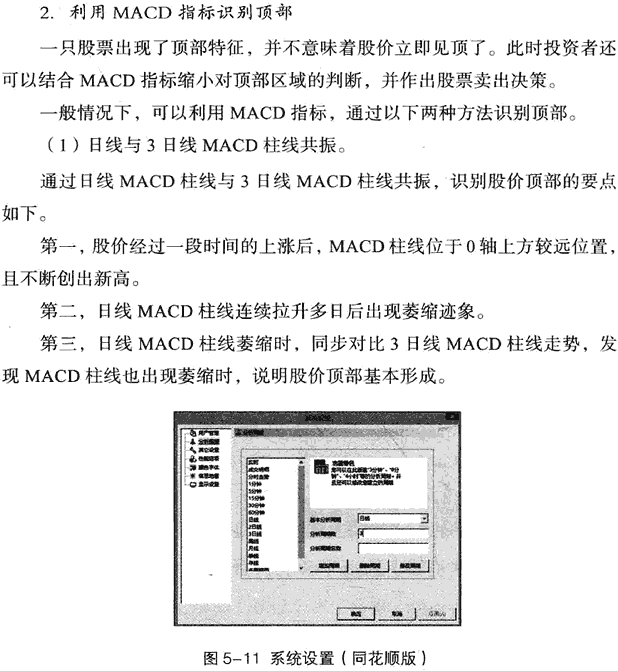 利用MACD判断顶部和底部