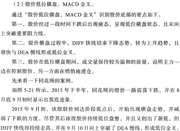 利用MACD判断顶部和底部