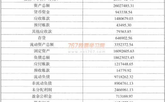 分析资产负债表选股
